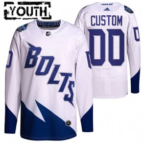 Tampa Bay Lightning Custom Adidas 2022 Stadium Series Authentic Shirt - Kinderen